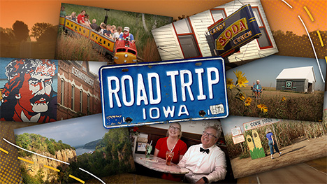 Road Trip Iowa collage