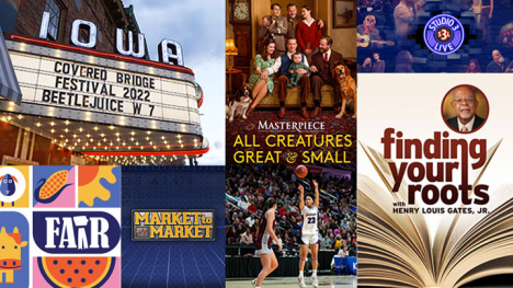 Shows - Antiques Roadshow, Iowa Press, Iowa Life, Road Trip Iowa, Finding Your Roots