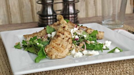 Mediterranean Chicken & Kale Salad
