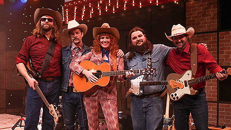 Katie and The Honky Tonks on the Studio 3 LIVE set.