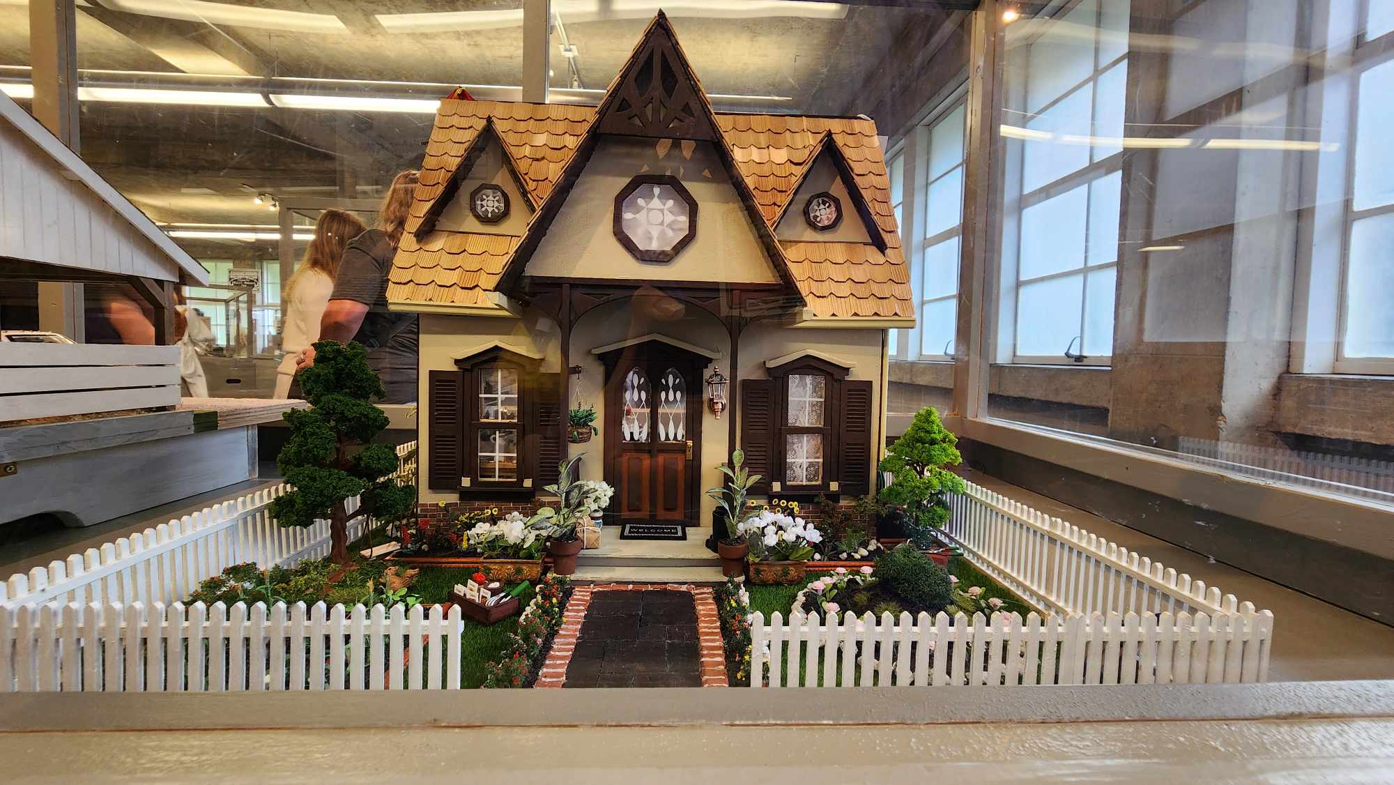 Miniature dollhouse at the Cultural Center