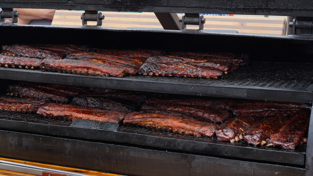 Barbecue on the grill