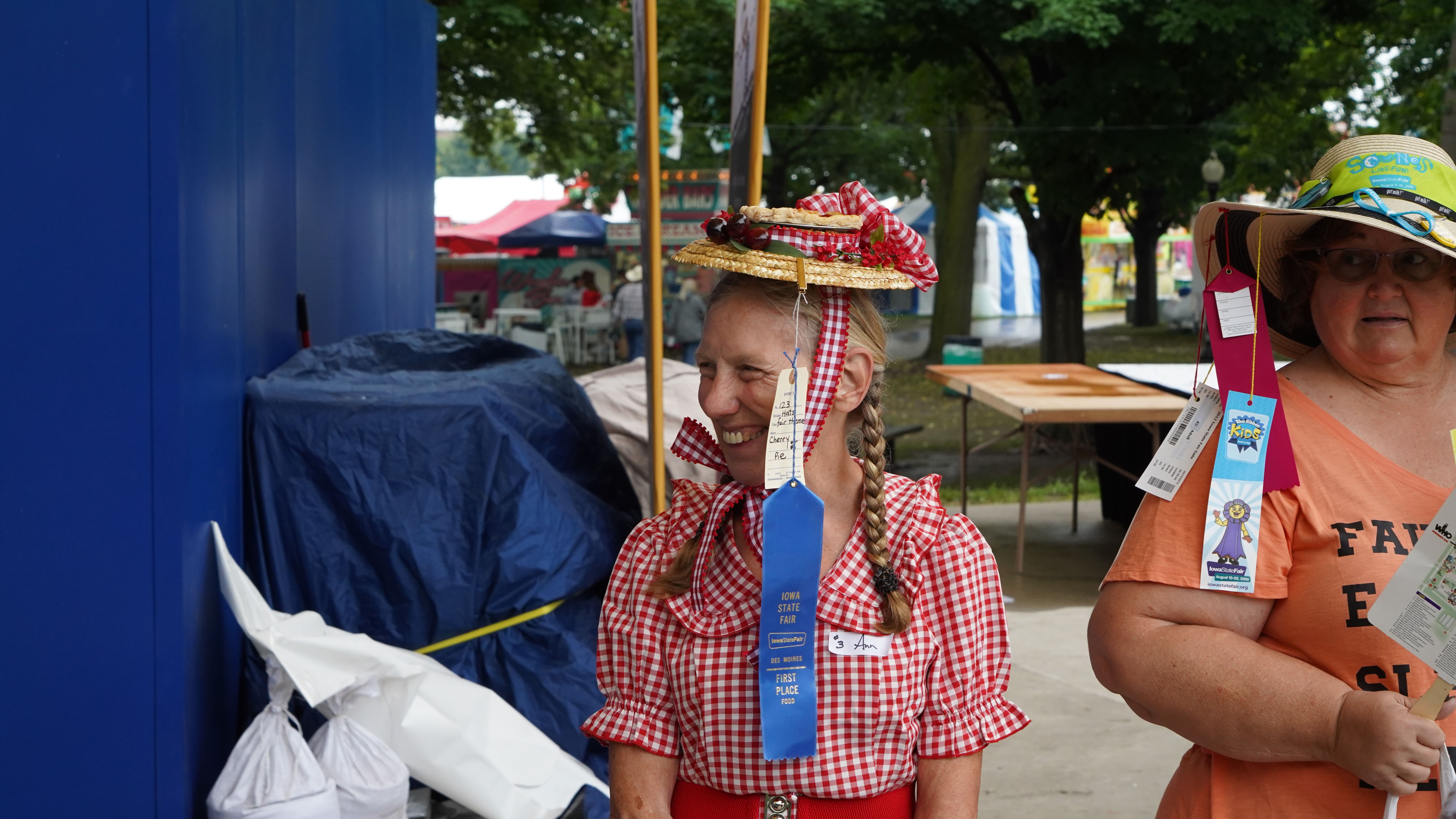 Blue ribbon winner in the hat parade 