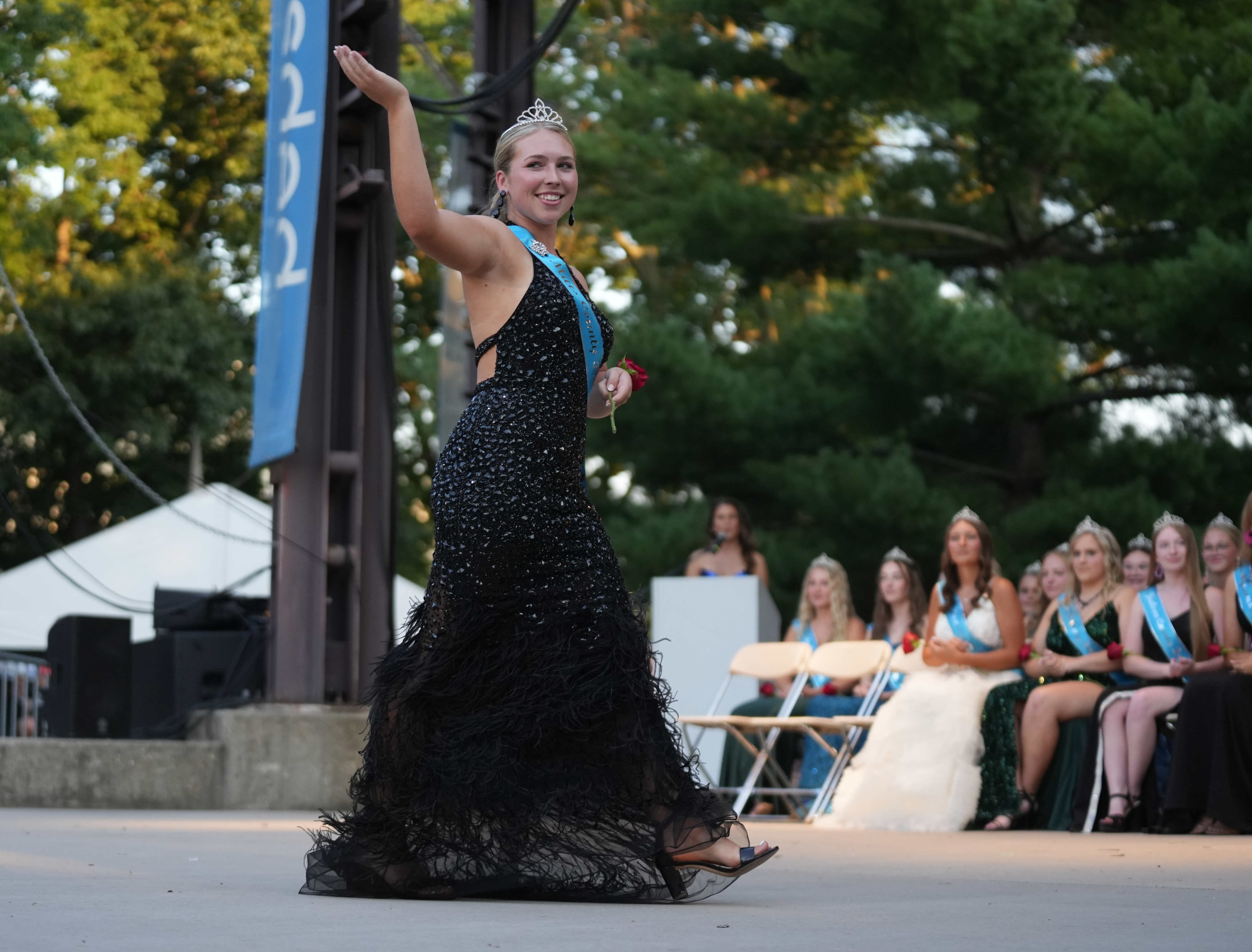 One of the candidates for the Iowa State Fair Queen 2024