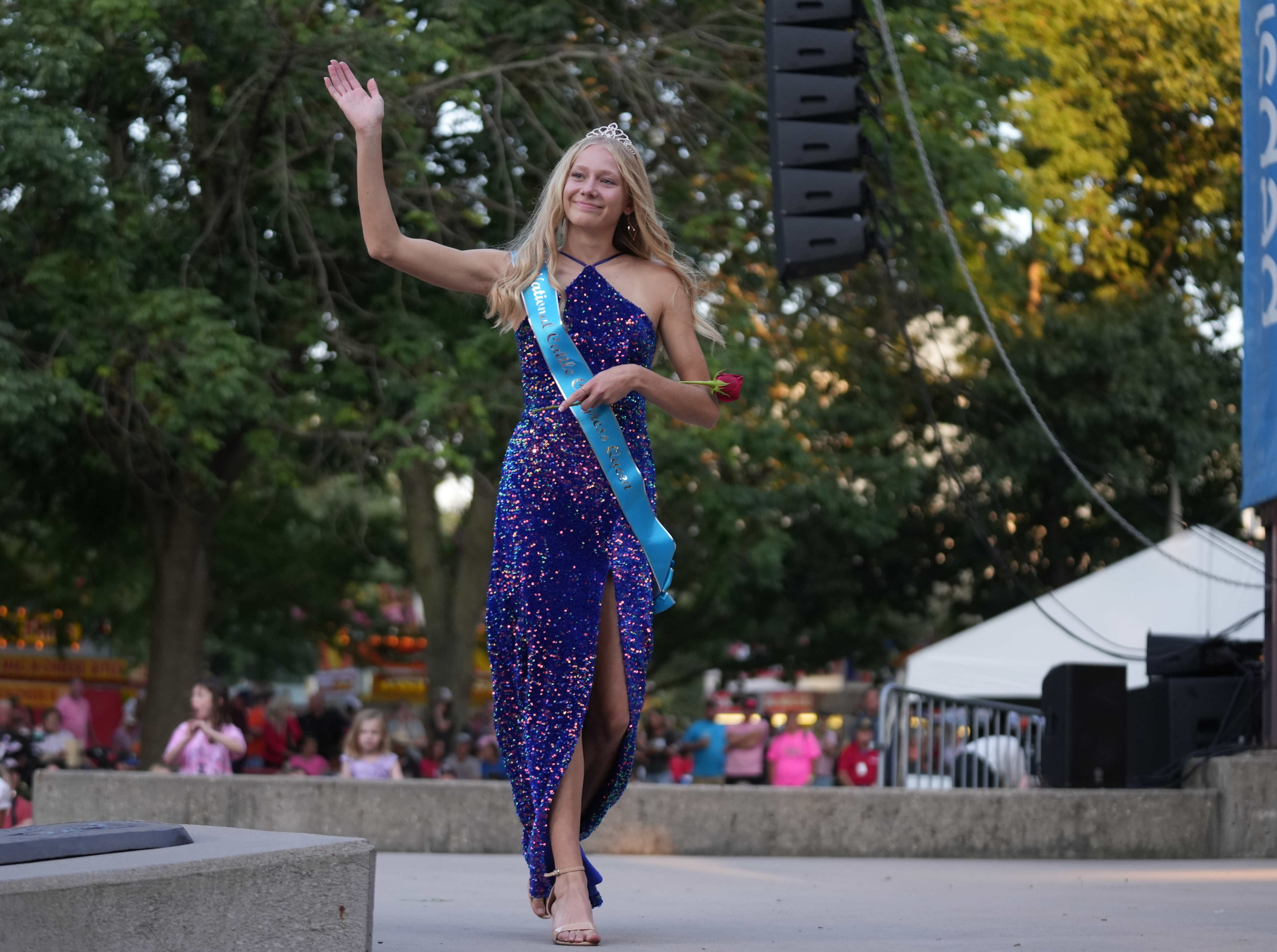 One of the candidates for the Iowa State Fair Queen 2024