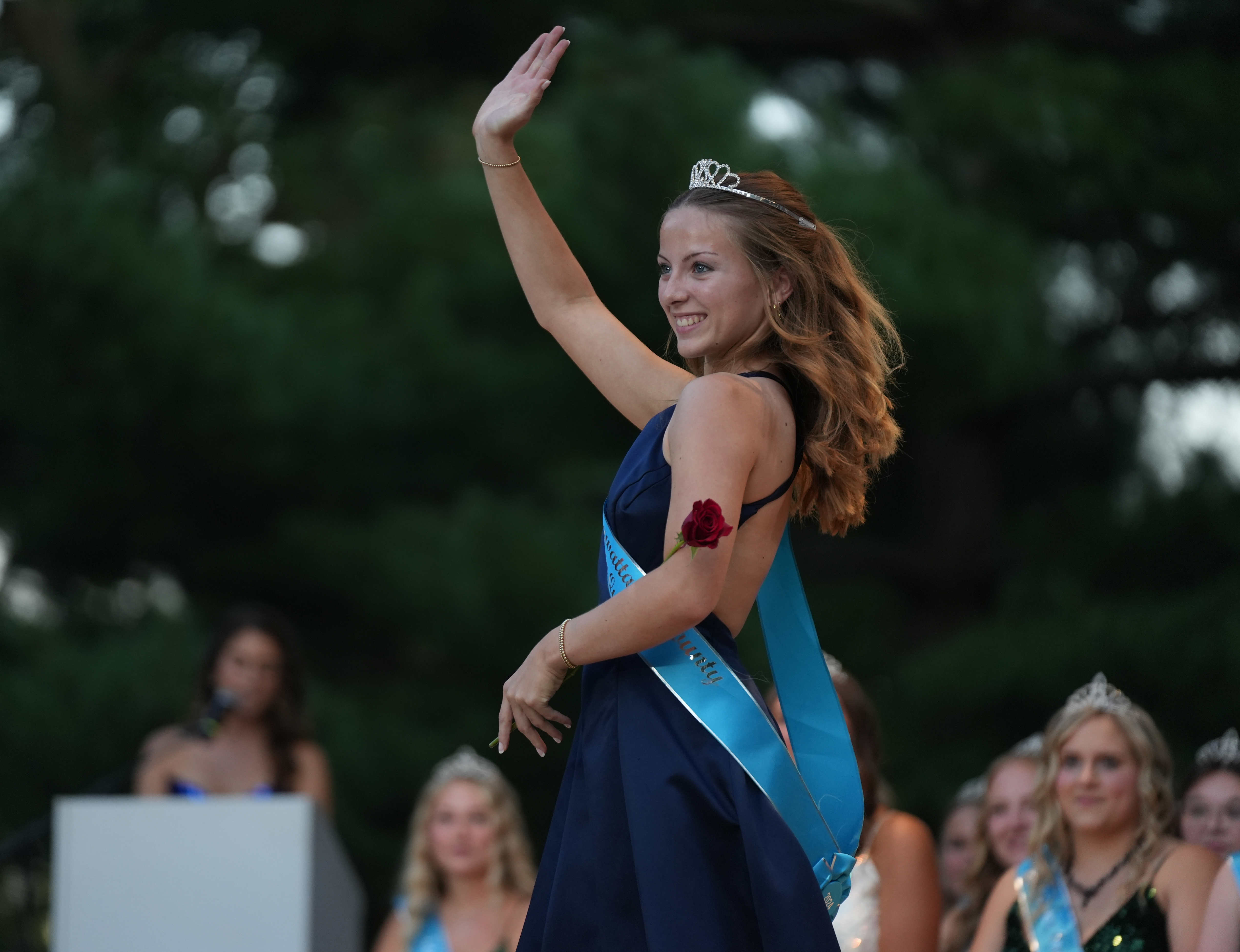 One of the candidates for the Iowa State Fair Queen 2024