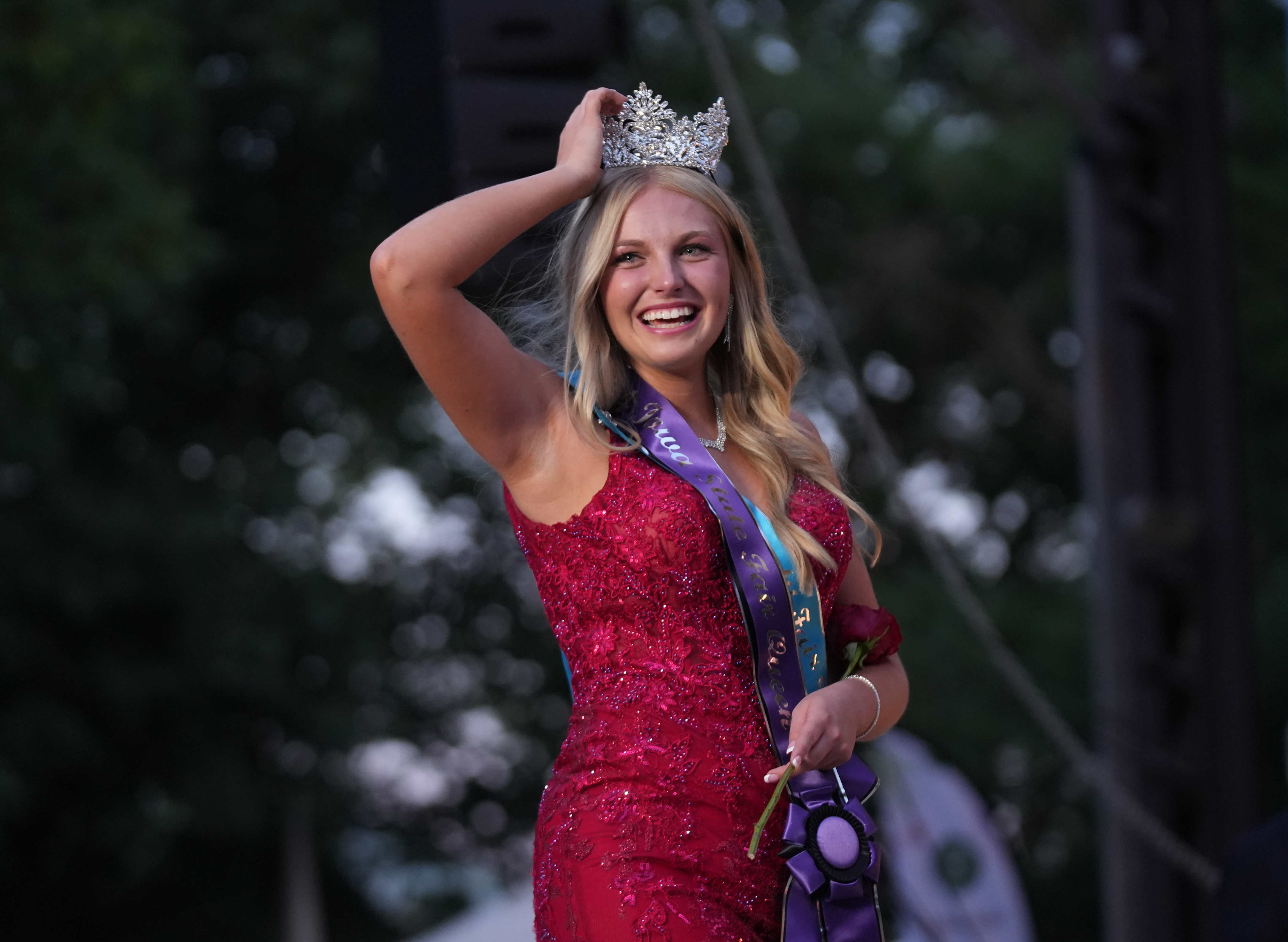 Elli Blackford of Clarke County, the 2024 Iowa State Fair Queen