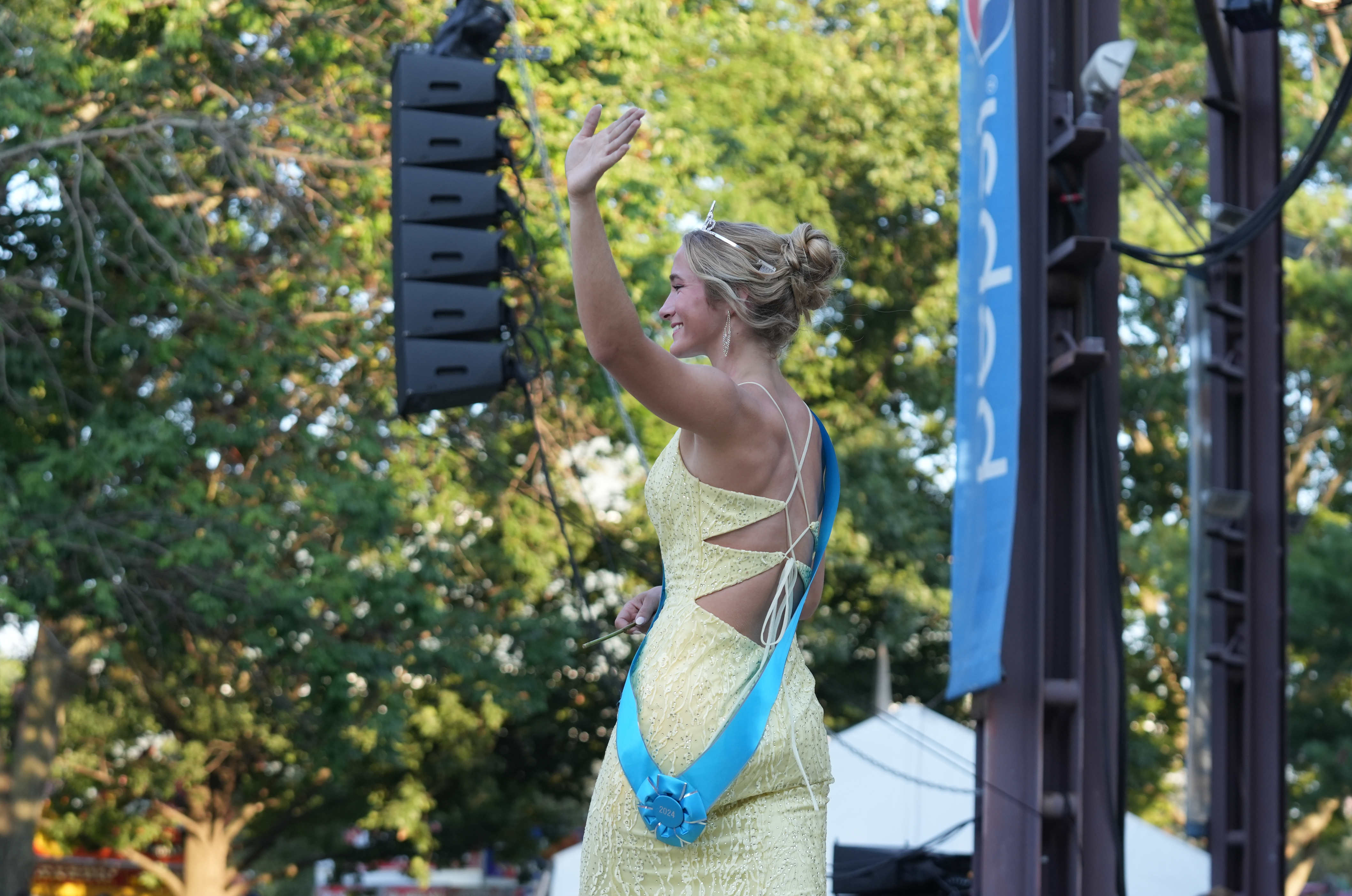 One of the candidates for the Iowa State Fair Queen 2024