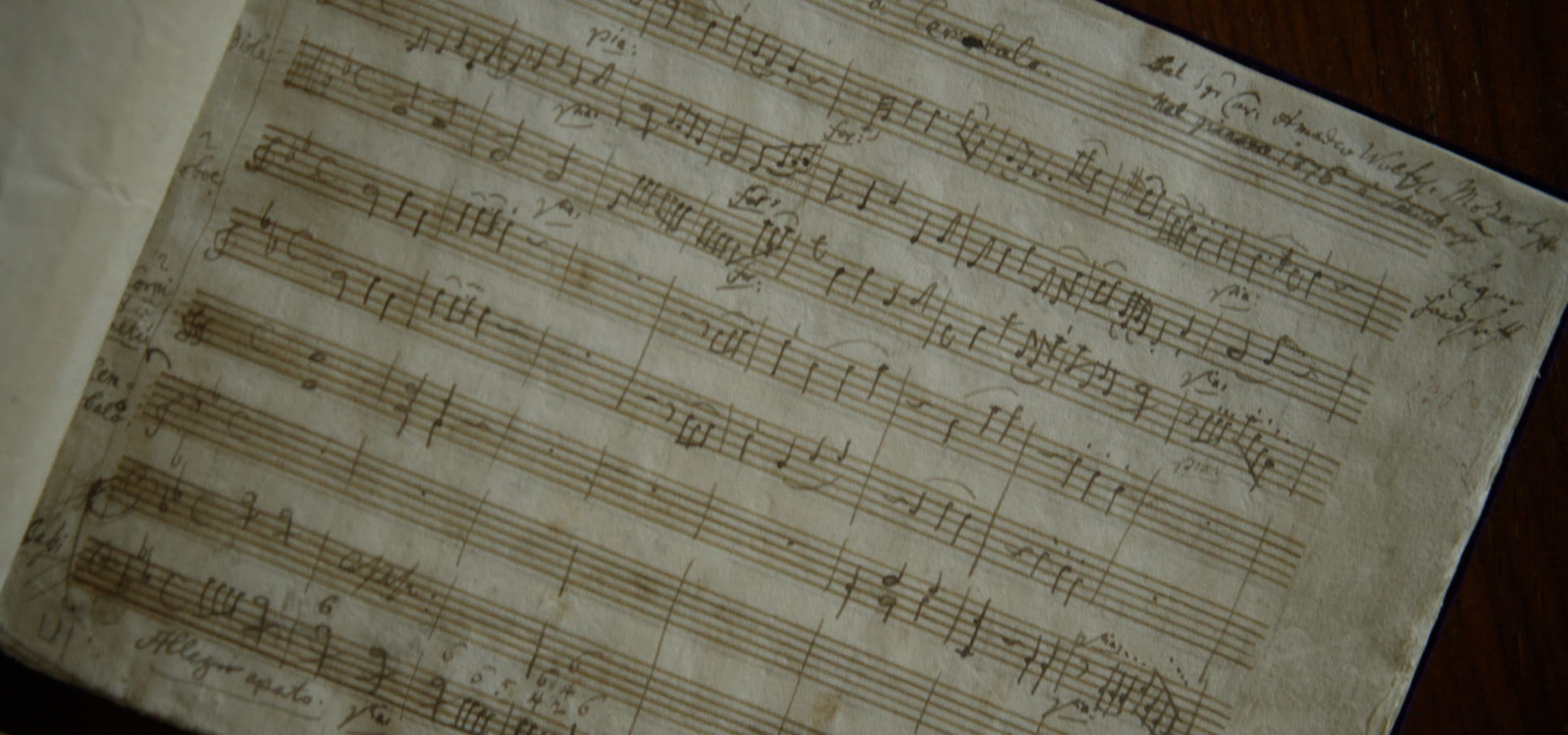 A page of sheet music