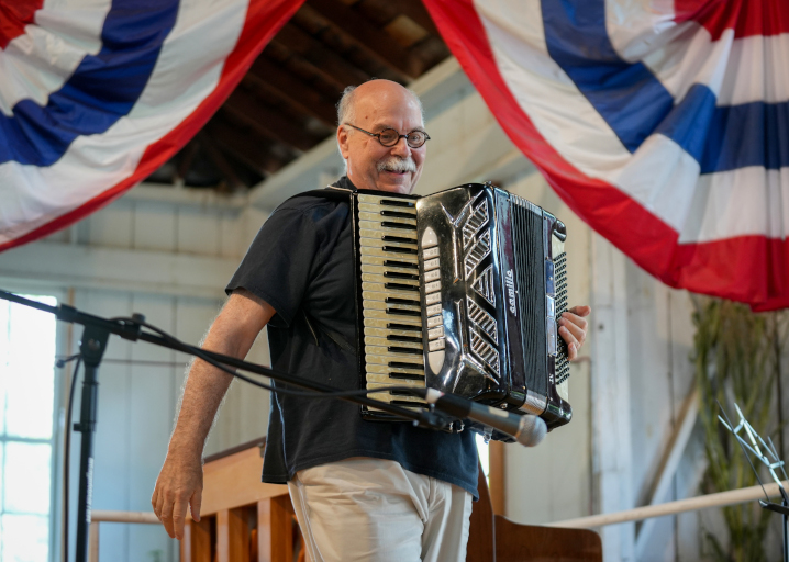 Accordion contest at Pioneer Hall