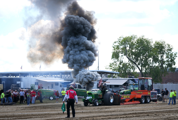 tractor pull at the Iowa State Fair