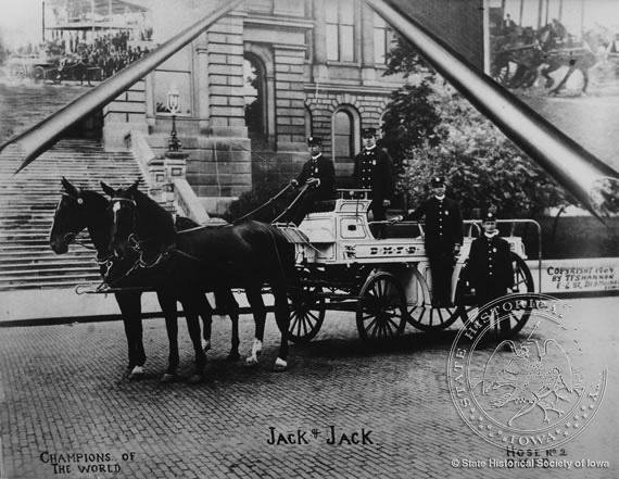 Des Moines Fire Wagon, 1904