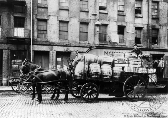 Horse Drawn Wagon, ca. 1890 