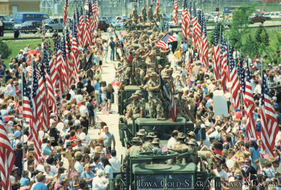 Soldiers Returning from Persian Gulf