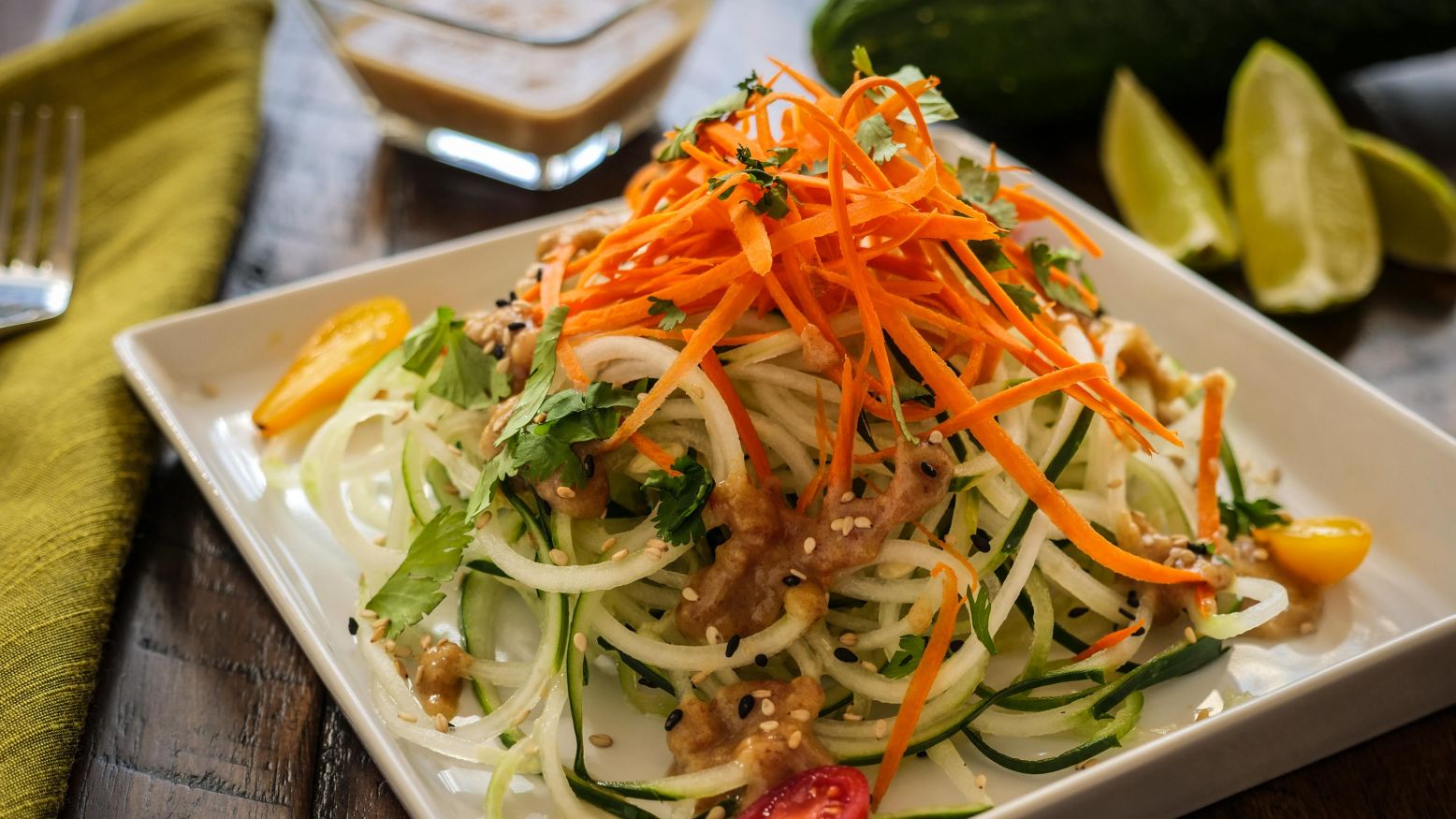 Cucumber Noodle Salad