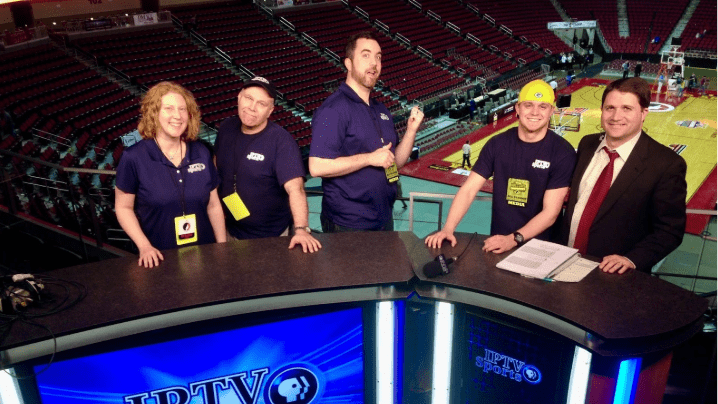 2014 IPTV Sports television crew