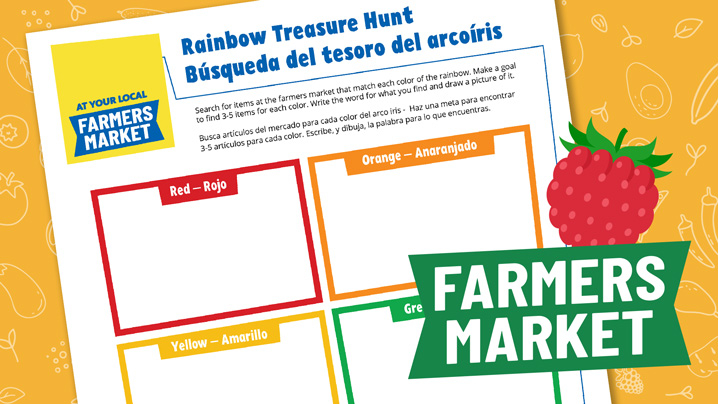 Farmers Market Rainbow Treasure Hunt