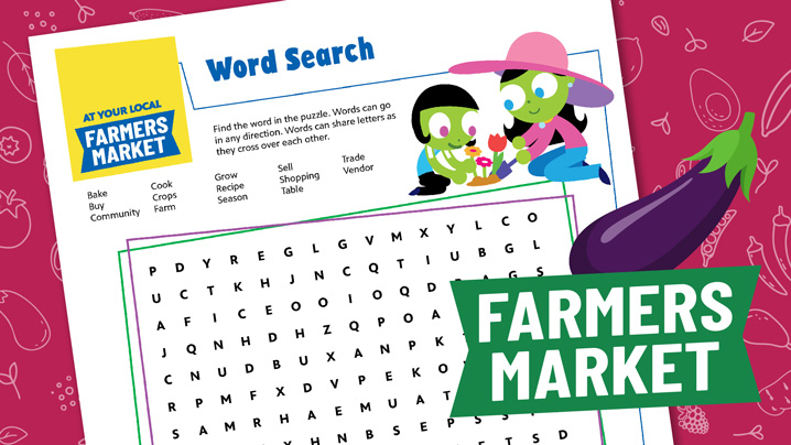 Farmers Market Word Search