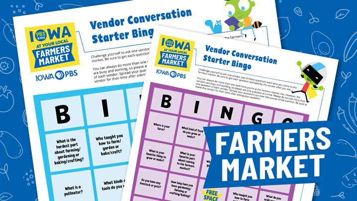 Bingo cards for Farmers Market