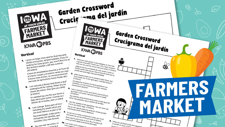 Farmers Market Garden Crossword Puzzle