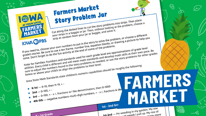 Farmers Market Story Problem Jar