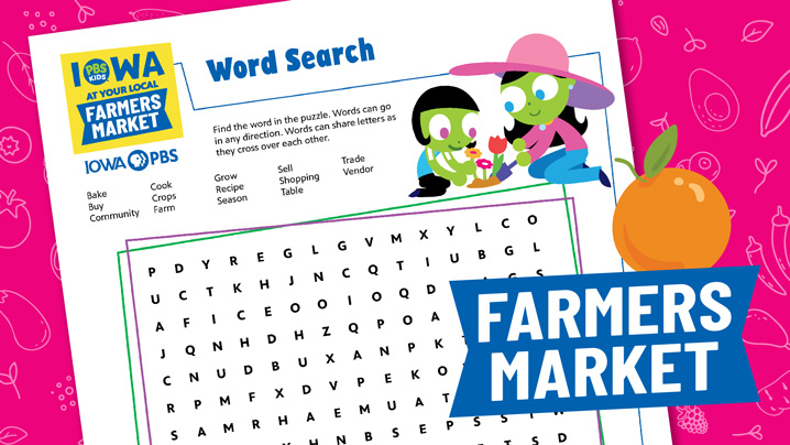 Farmers Market Word Search