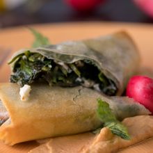 spinach feta wrap