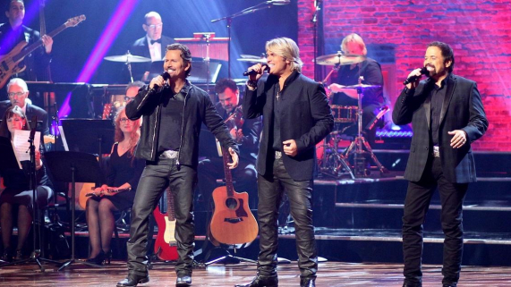 The Texas Tenors performing on stage