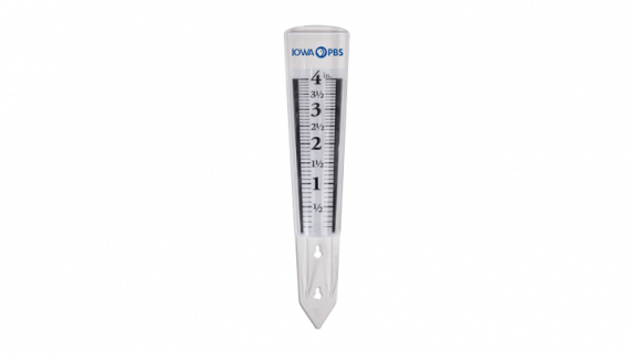 Iowa PBS Magnifying Rain Gauge