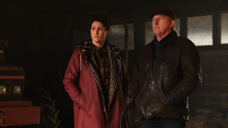 Bronagh Waugh as DI Carol Farman and Adrian Dunbar as Alex Ridley