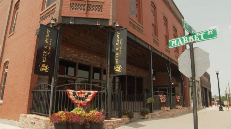 Milk and Honey restaurant in Harlan, Iowa