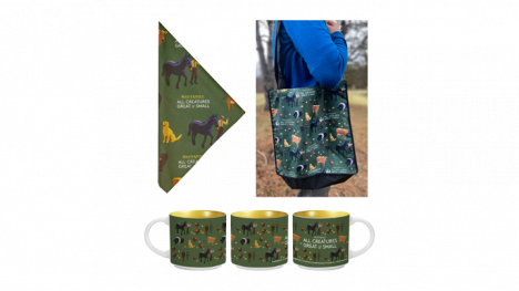 All Creatures Great and Small Animal Mug, Bandana, Bag