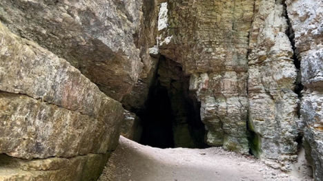 the opening of the Decorah Ice Caves in Winneshiek County