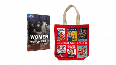 Women of World War II DVD + Tote