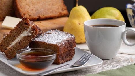 Pear Chèvre French Toast