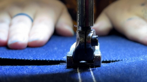 sewing denim