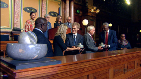 World Food Prize award ceremony