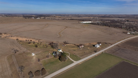 Farm landscape wide view