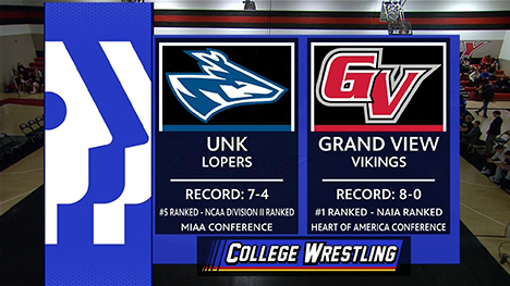 College Wrestling: University of Nebraska-Kearney at Grand View University (Men)