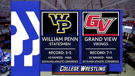 College Wrestling: William Penn University at Grand View University (Women)